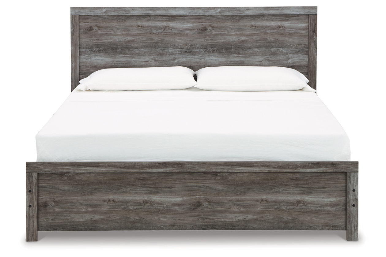 Bronyan Dark Gray King Panel Bed - SET | B1290-72 | B1290-99 - Bien Home Furniture & Electronics