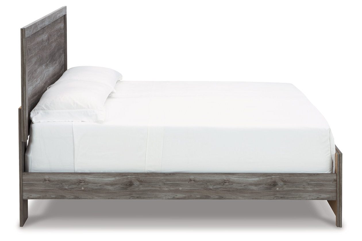 Bronyan Dark Gray King Panel Bed - SET | B1290-72 | B1290-99 - Bien Home Furniture & Electronics