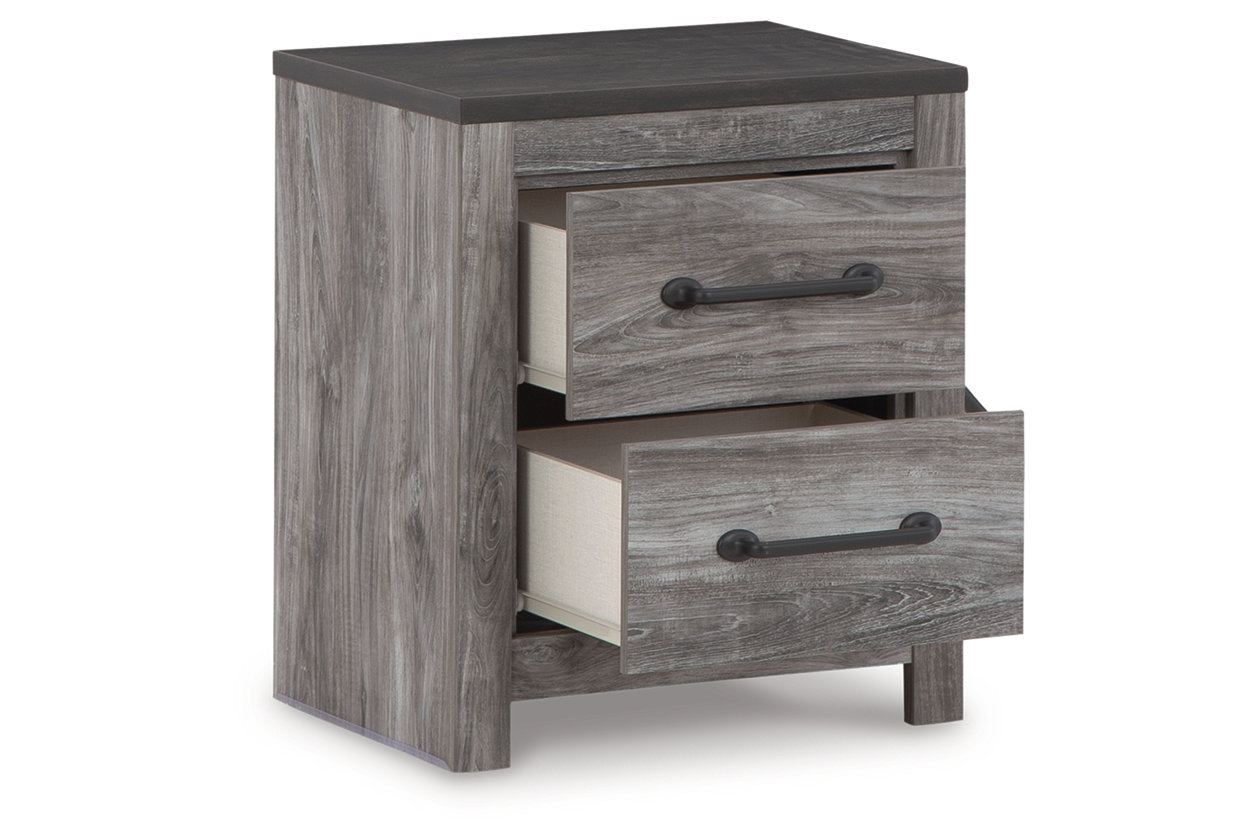 Bronyan Dark Gray Nightstand - B1290-92 - Bien Home Furniture & Electronics