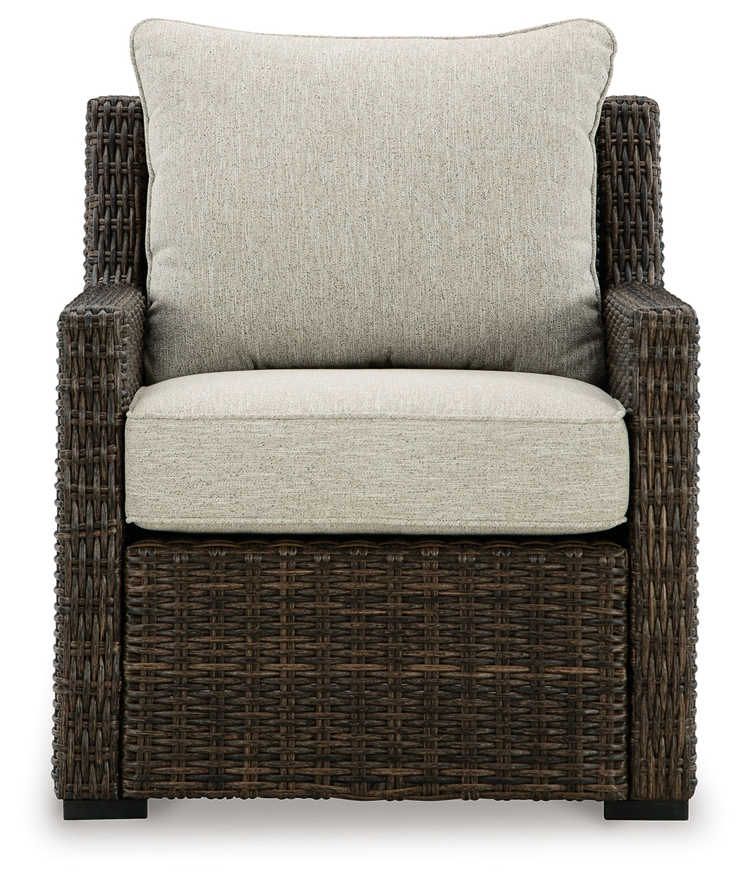Brook Ranch Brown Outdoor Lounge Chair with Cushion - P465-820 - Bien Home Furniture & Electronics