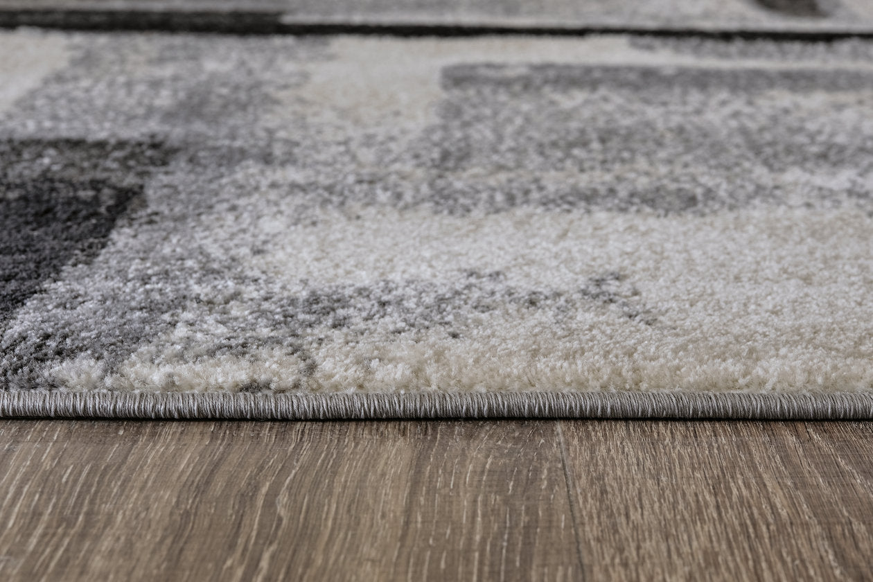 Brycebourne Black/Cream/Gray Medium Rug - R404982 - Bien Home Furniture & Electronics