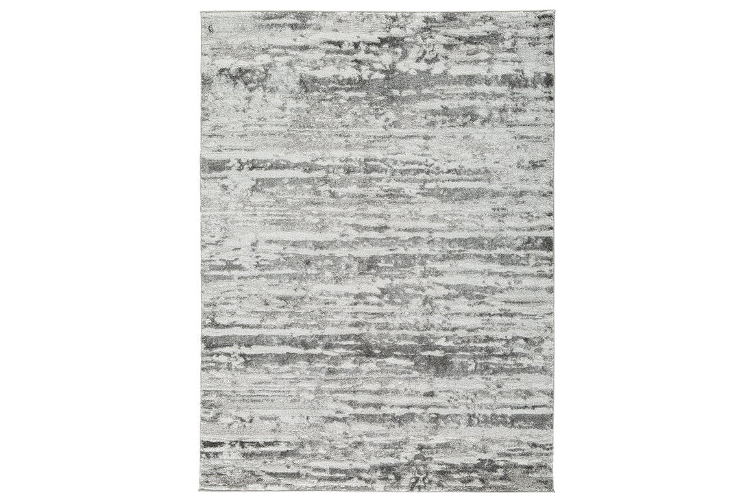Bryna Ivory/Gray Large Rug - R404851 - Bien Home Furniture &amp; Electronics