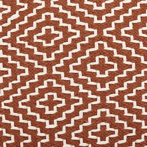 Brynnsen Rust/Ivory Pouf - A1001056 - Bien Home Furniture & Electronics