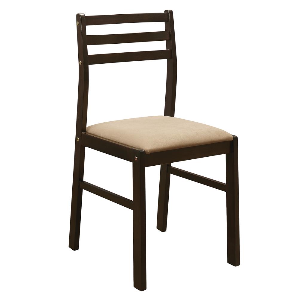 Bucknell 3-Piece Dining Set with Drop Leaf Cappuccino/Tan - 130005 - Bien Home Furniture & Electronics