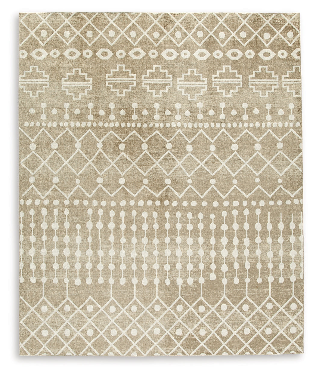 Bunchly Tan/Brown/Cream Large Rug - R406221 - Bien Home Furniture & Electronics