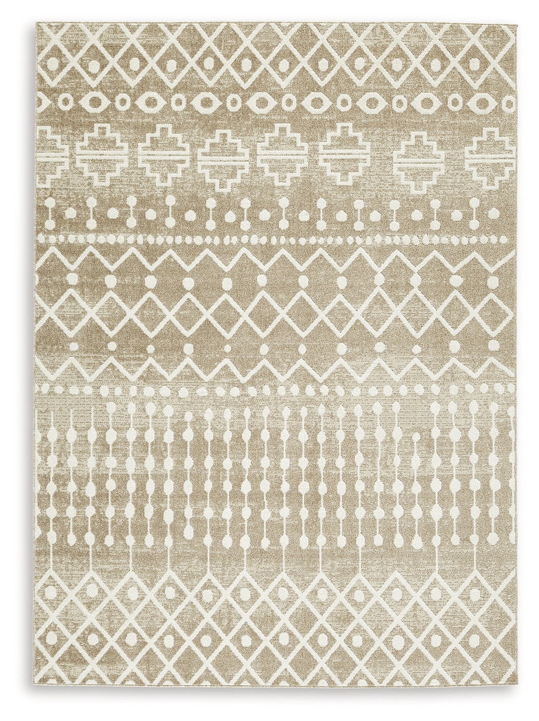 Bunchly Tan/Brown/Cream Medium Rug - R406222 - Bien Home Furniture & Electronics