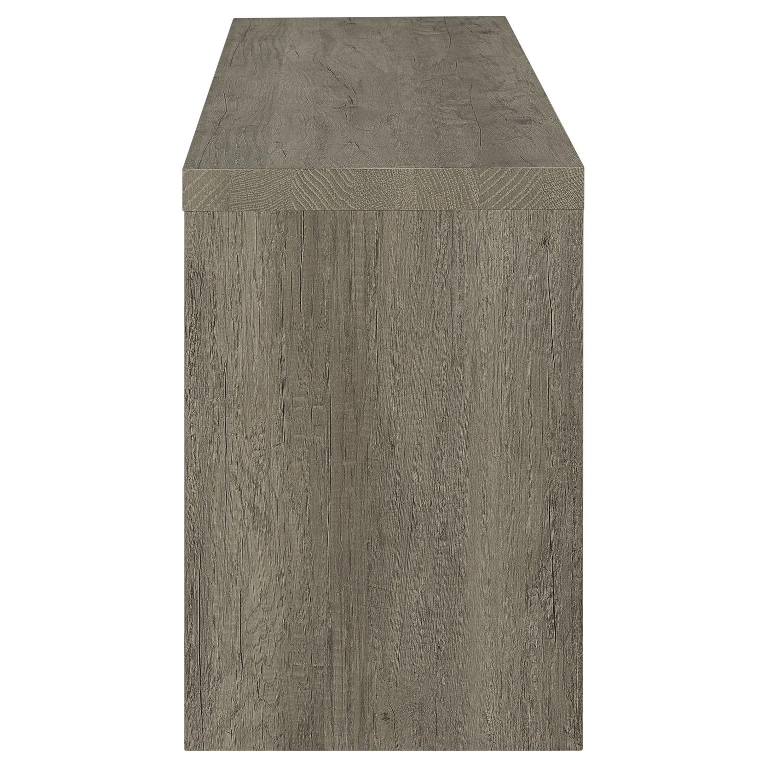 Burke 2-Drawer TV Console Gray Driftwood - 701024 - Bien Home Furniture & Electronics