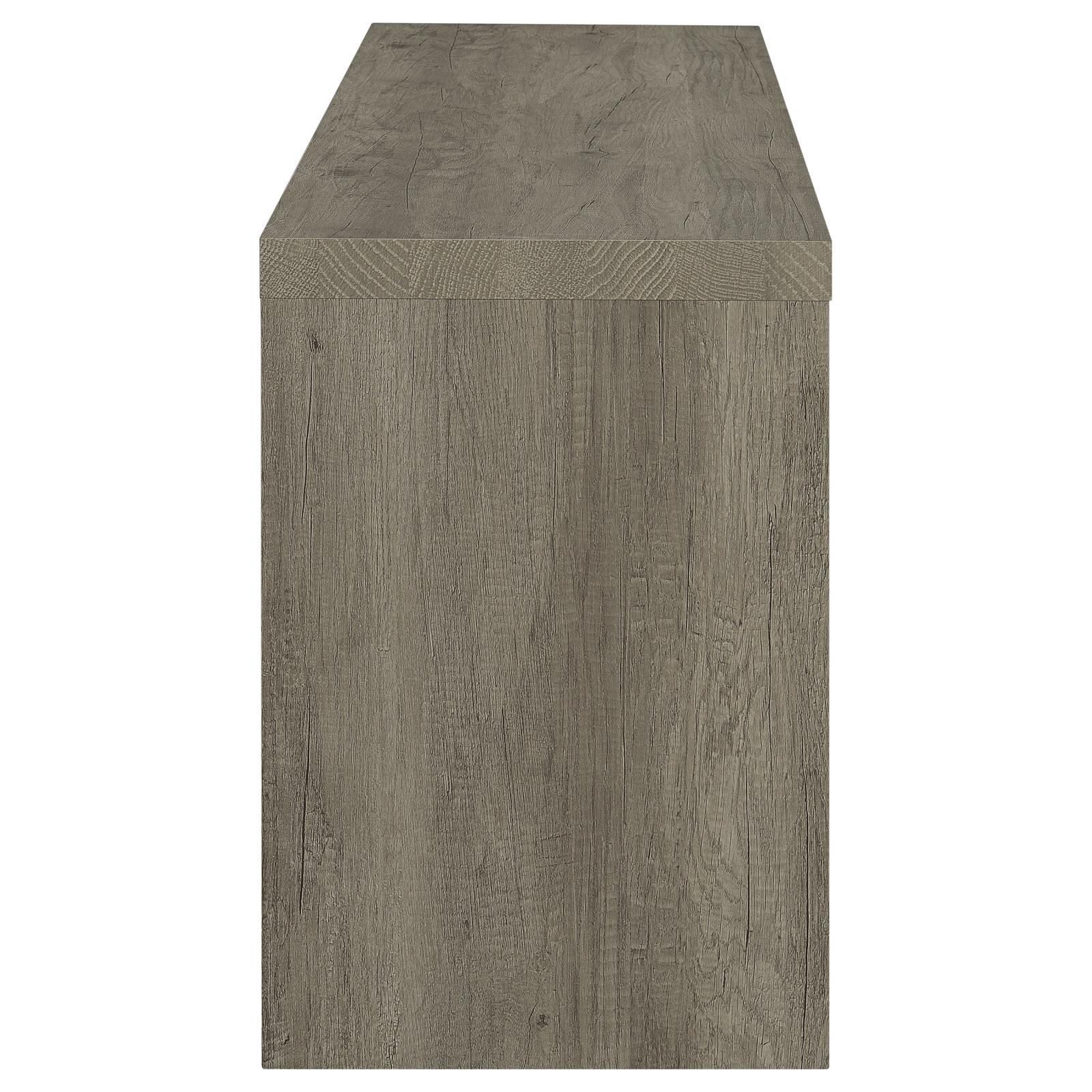 Burke 2-Drawer TV Console Gray Driftwood - 701024 - Bien Home Furniture & Electronics