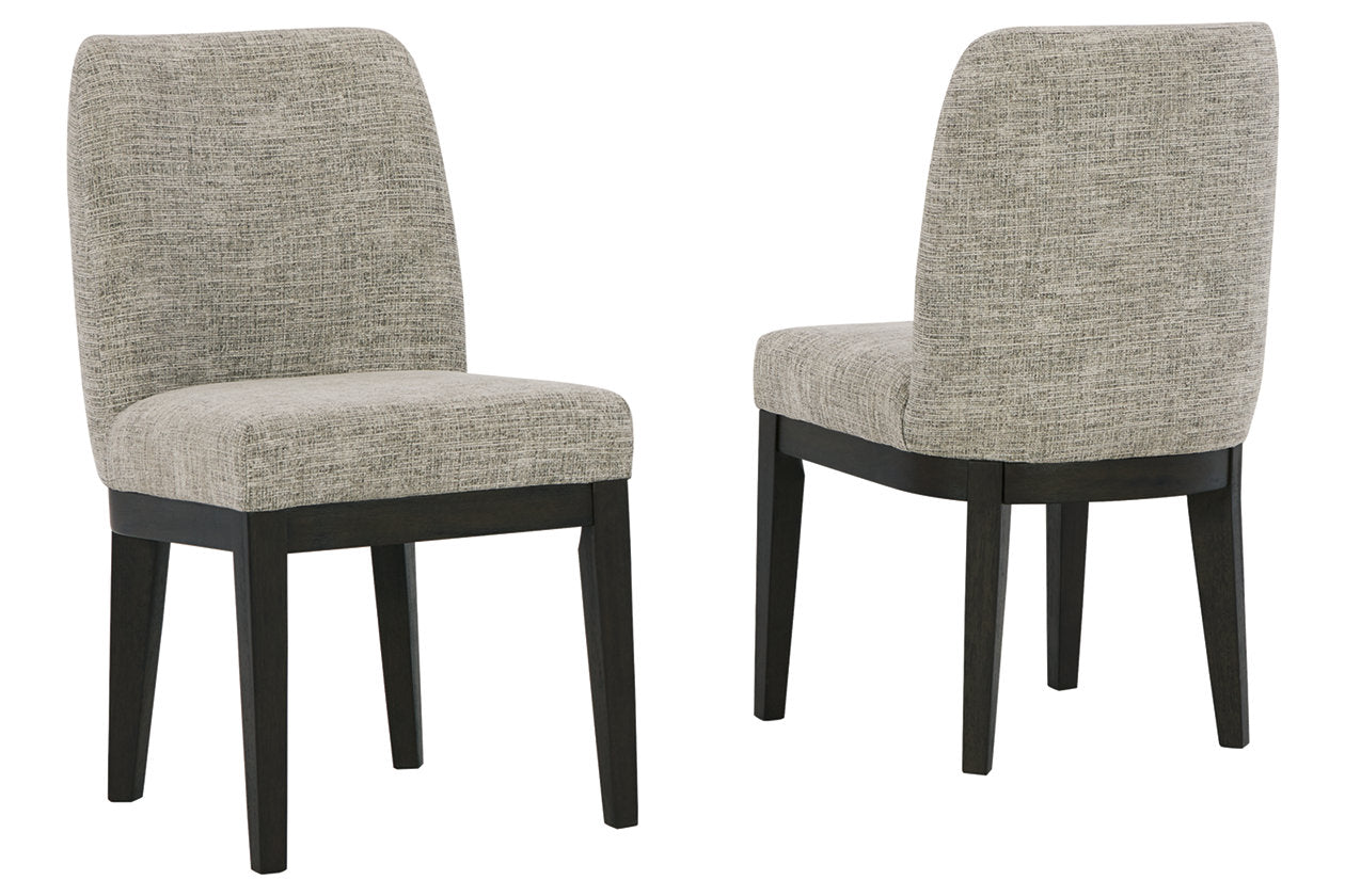Burkhaus Dark Brown Dining Chair, Set of 2 - D984-01 - Bien Home Furniture & Electronics