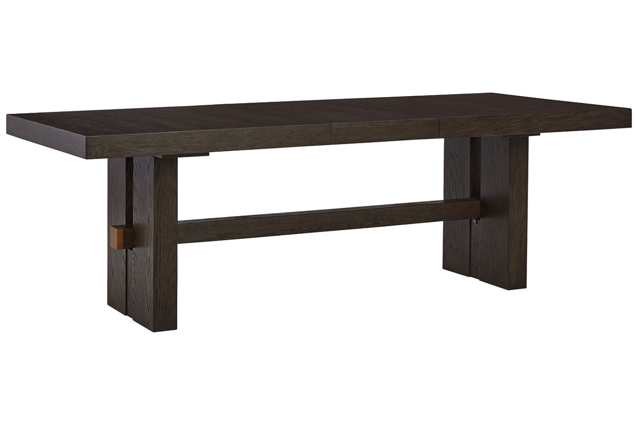 Burkhaus Dark Brown Dining Extension Table - D984-45 - Bien Home Furniture & Electronics