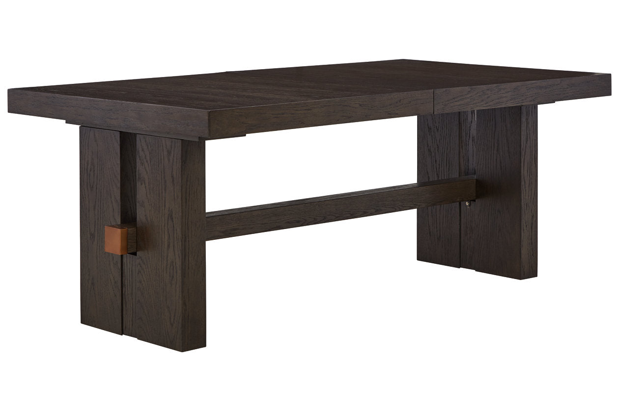 Burkhaus Dark Brown Dining Extension Table - D984-45 - Bien Home Furniture & Electronics