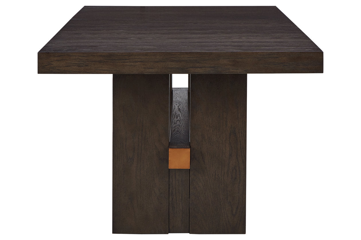 Burkhaus Dark Brown Dining Extension Table - D984-45 - Bien Home Furniture & Electronics