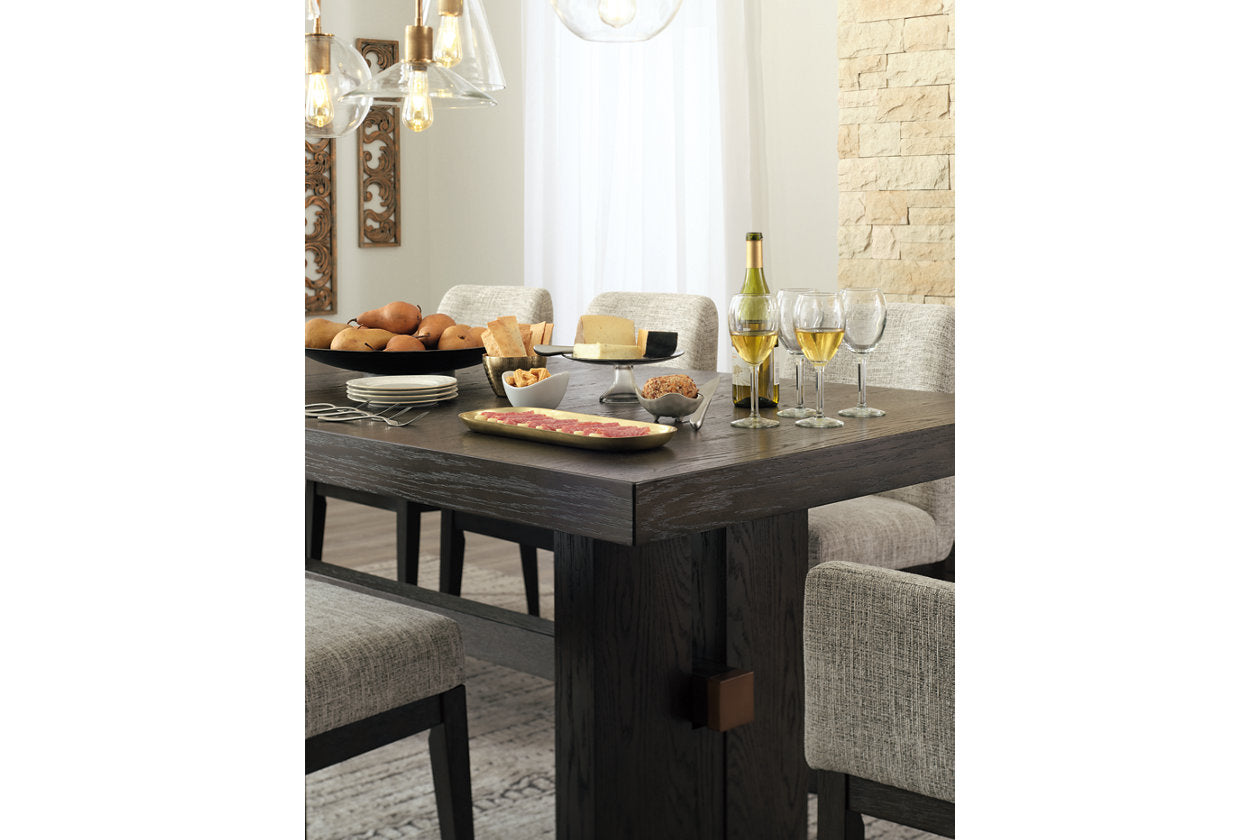 Burkhaus Dark Brown Dining Extension Table - D984-45 - Bien Home Furniture & Electronics