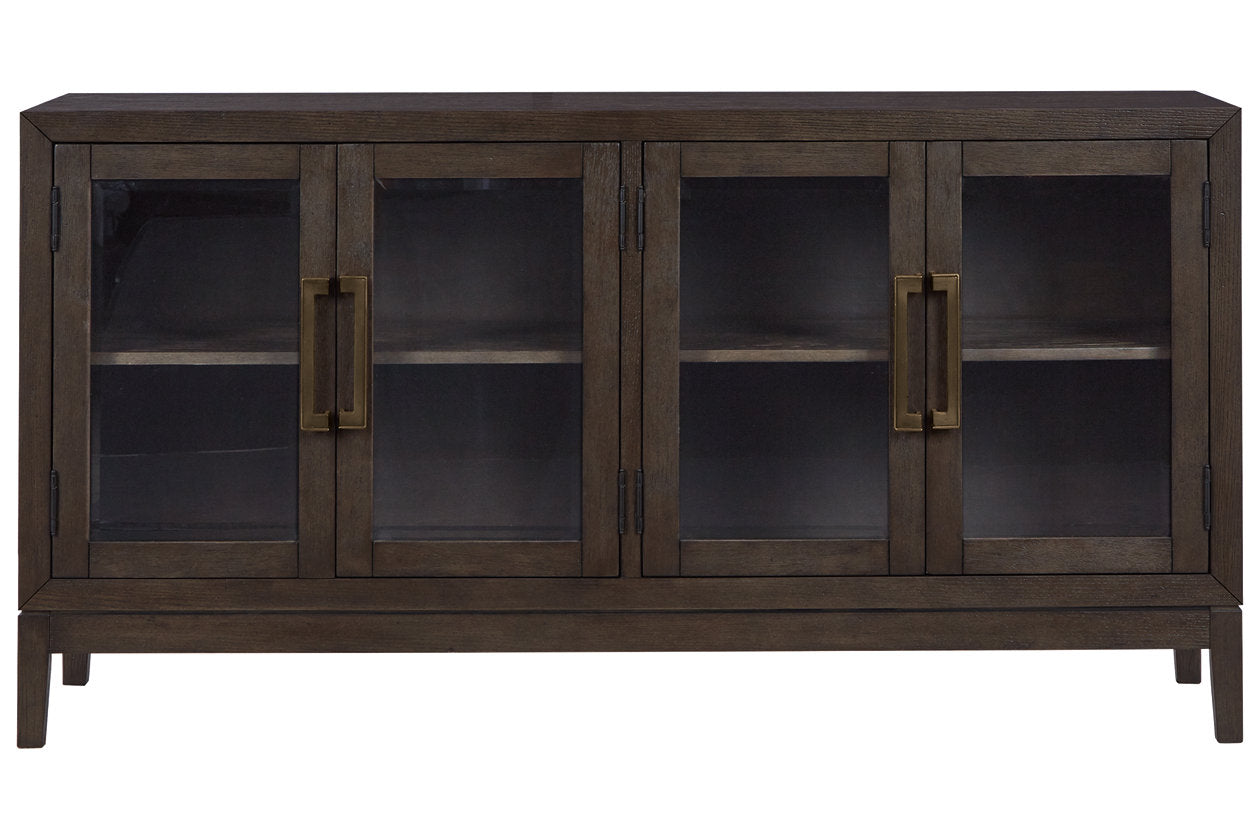 Burkhaus Dark Brown Dining Server - D984-60 - Bien Home Furniture & Electronics