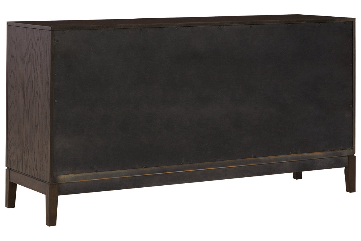 Burkhaus Dark Brown Dining Server - D984-60 - Bien Home Furniture &amp; Electronics