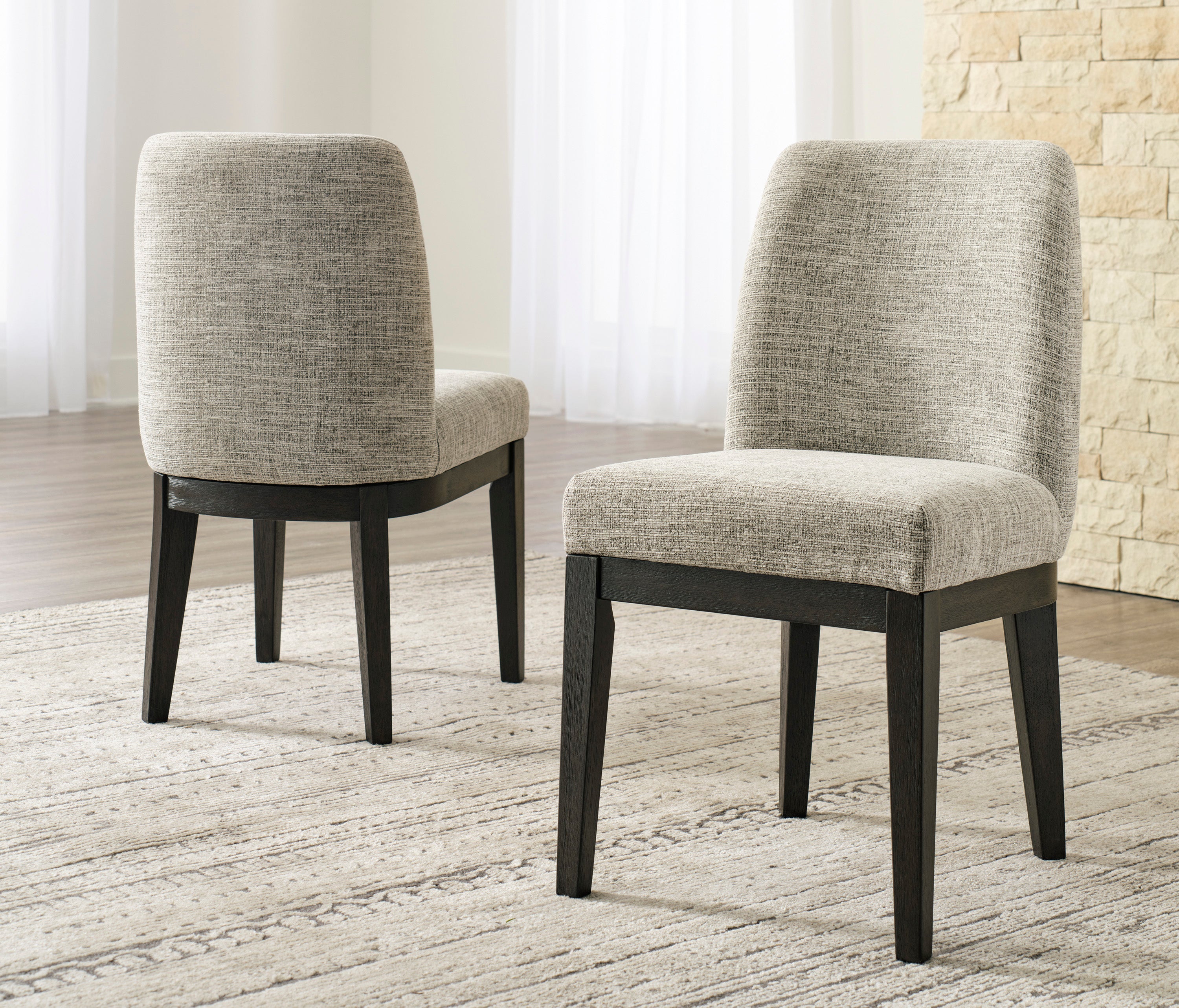 Burkhaus Dark Brown Extendable Dining Set - SET | D984-45 | D984-01(3) - Bien Home Furniture & Electronics
