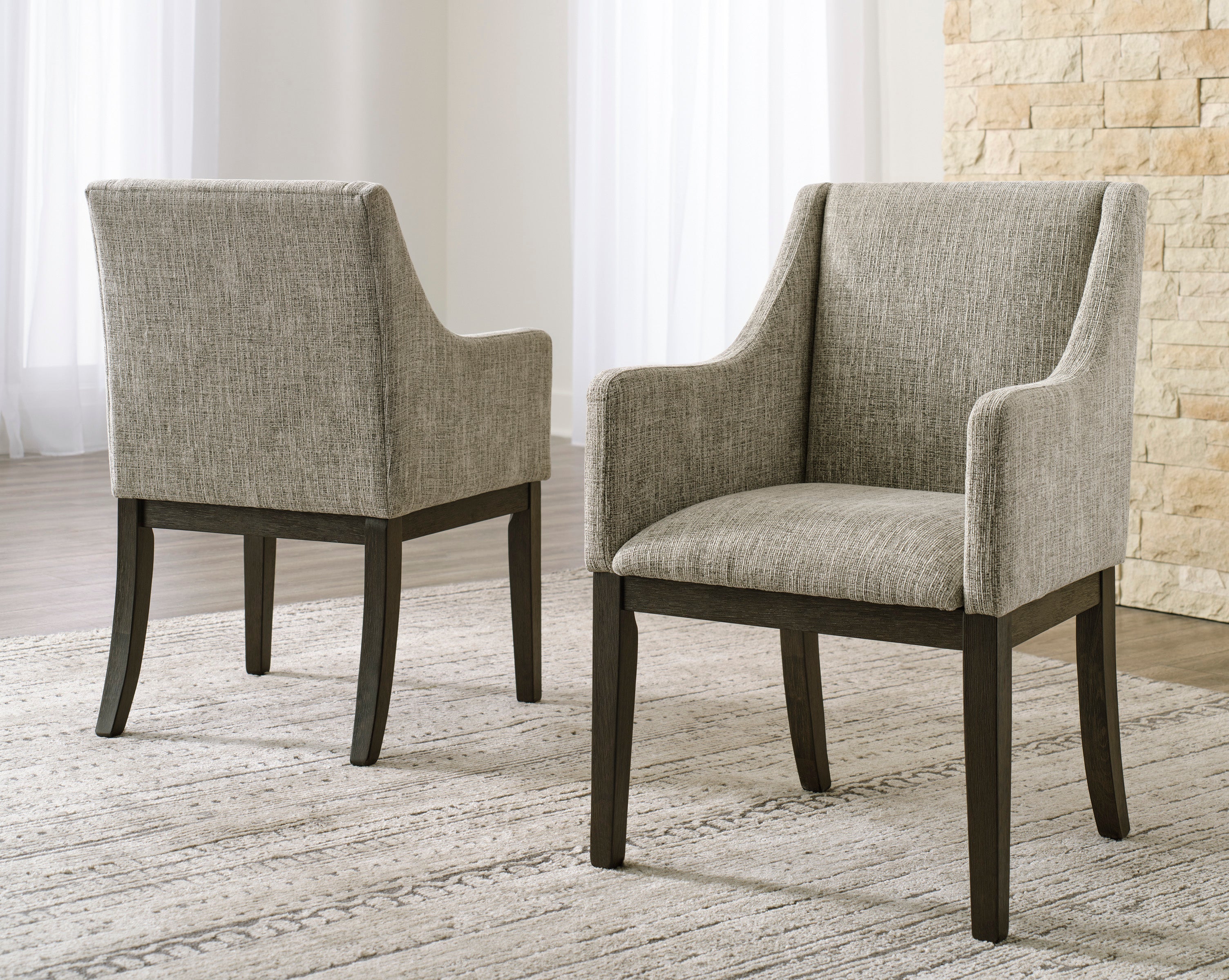 Burkhaus Dark Brown Extendable Dining Set - SET | D984-45 | D984-01(3) - Bien Home Furniture & Electronics