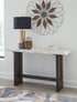 Burkhaus White/Dark Brown Sofa Table - T779-4 - Bien Home Furniture & Electronics