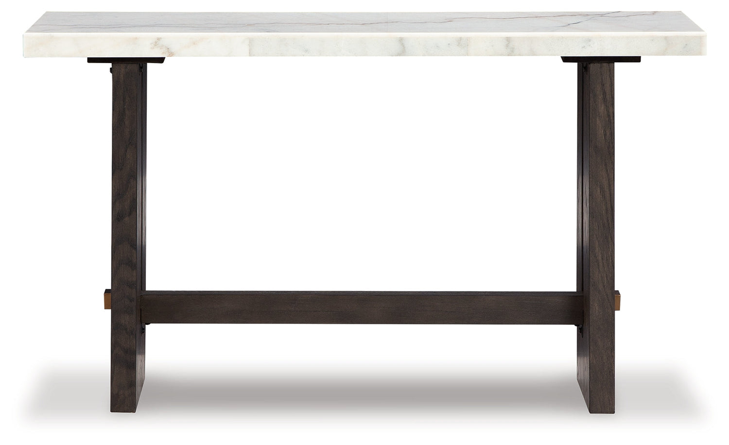 Burkhaus White/Dark Brown Sofa Table - T779-4 - Bien Home Furniture & Electronics