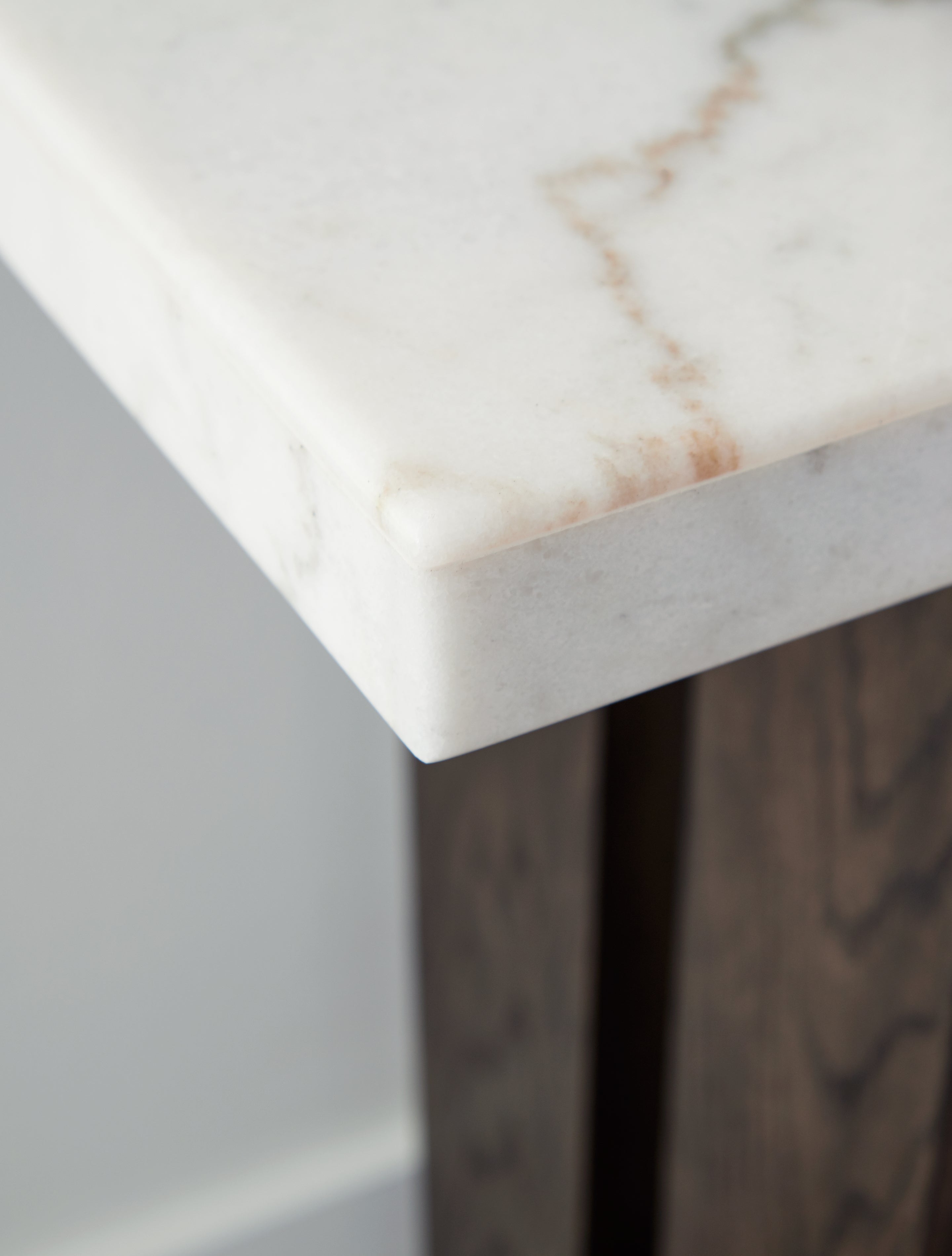 Burkhaus White/Dark Brown Sofa Table - T779-4 - Bien Home Furniture & Electronics