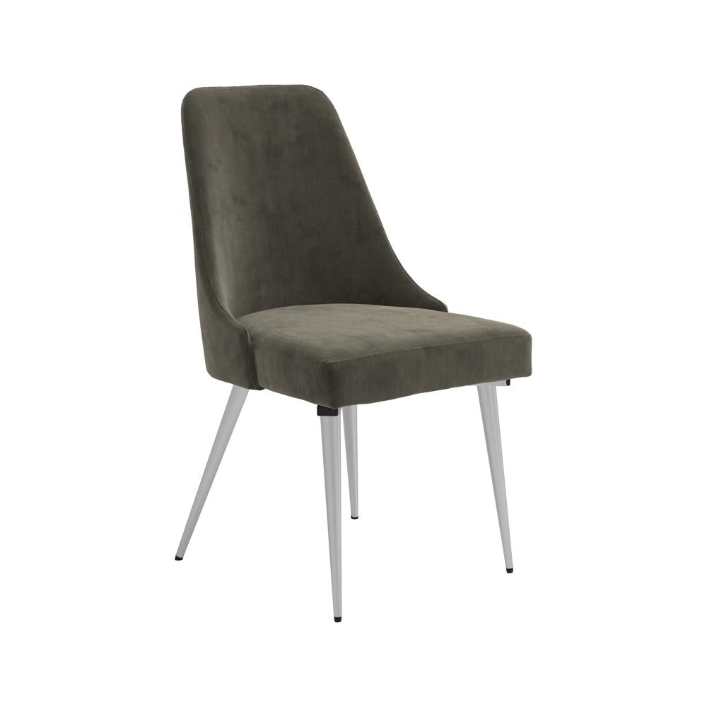 Cabianca Gray Curved Back Side Chairs, Set of 2 - 191442 - Bien Home Furniture & Electronics