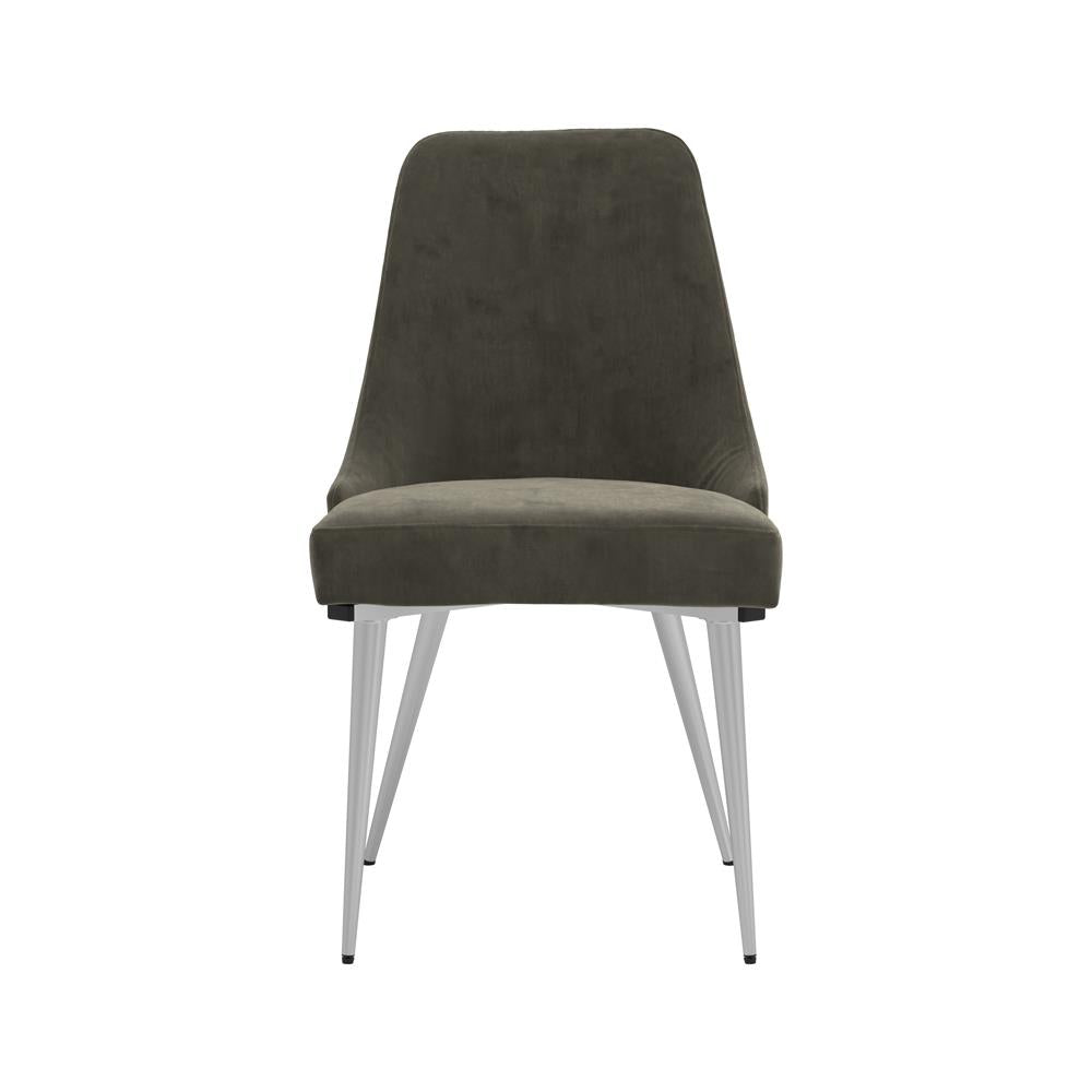 Cabianca Gray Curved Back Side Chairs, Set of 2 - 191442 - Bien Home Furniture & Electronics