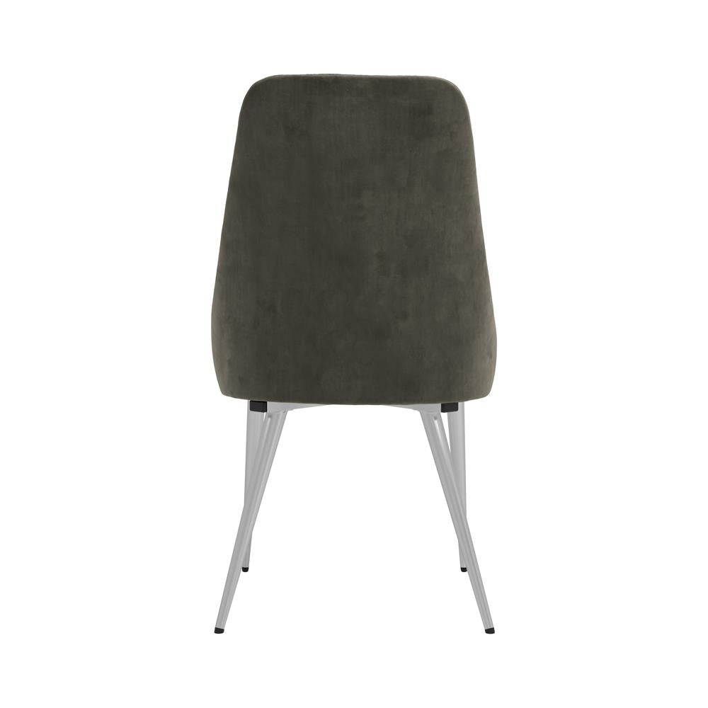Cabianca Gray Curved Back Side Chairs, Set of 2 - 191442 - Bien Home Furniture & Electronics