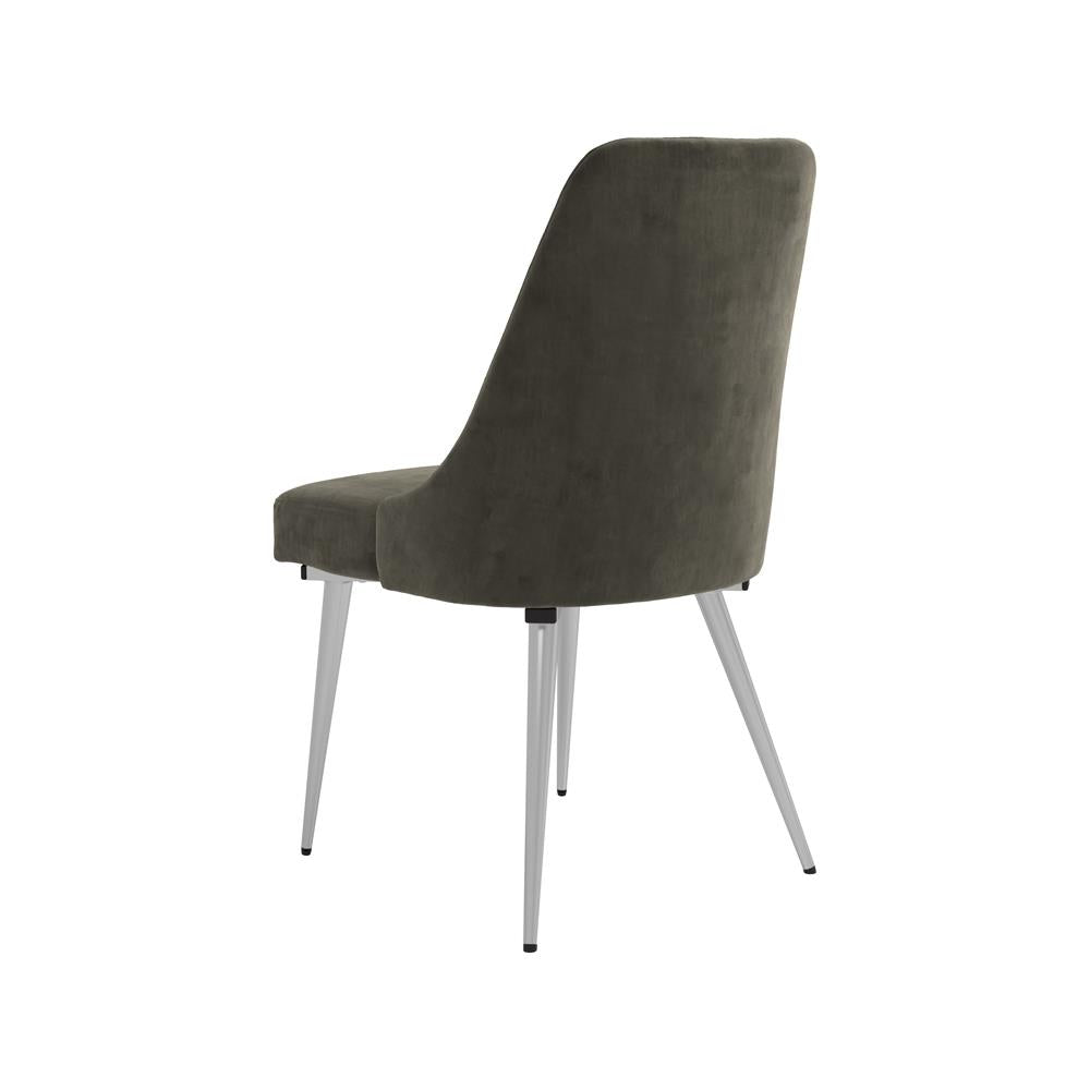Cabianca Gray Curved Back Side Chairs, Set of 2 - 191442 - Bien Home Furniture & Electronics