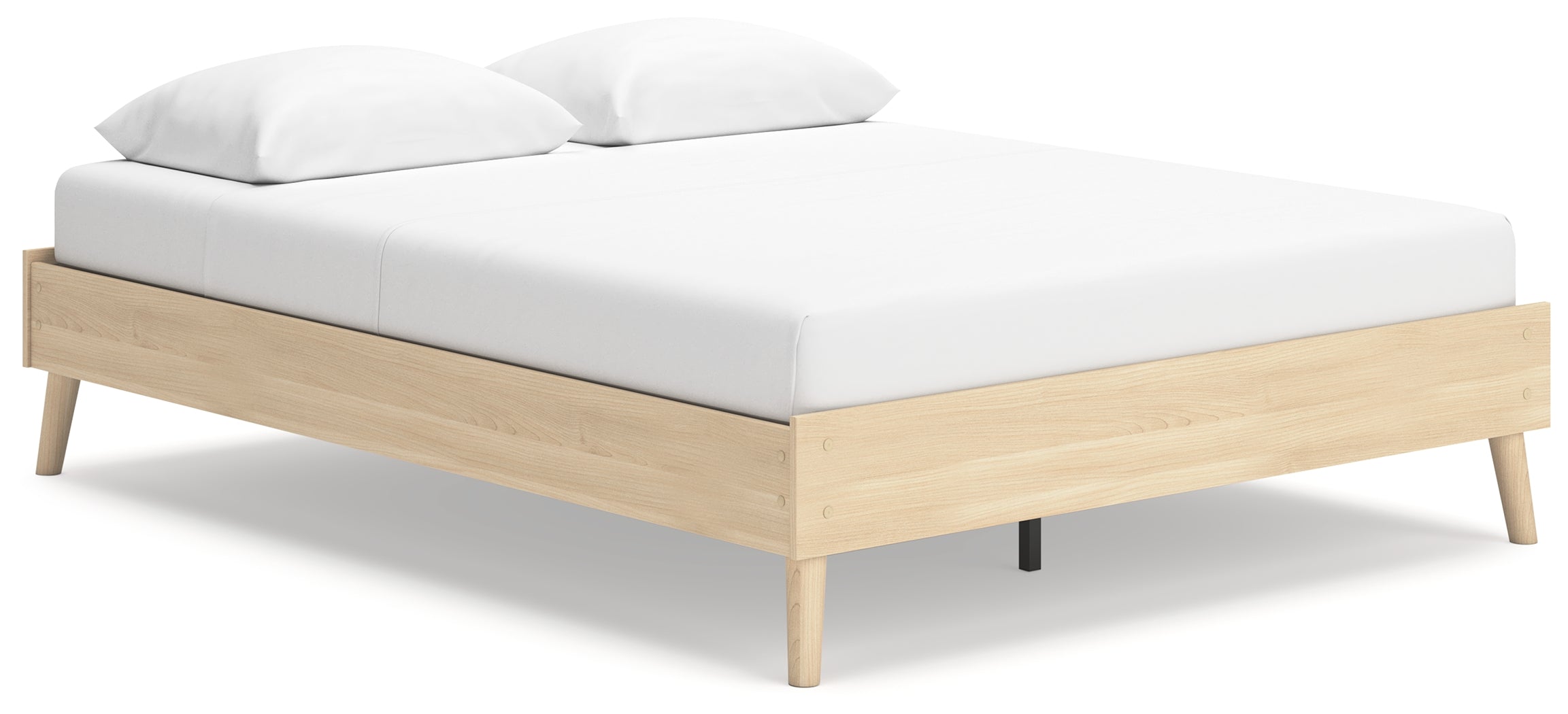 Cabinella Tan Queen Platform Bed - EB2444-113 - Bien Home Furniture & Electronics