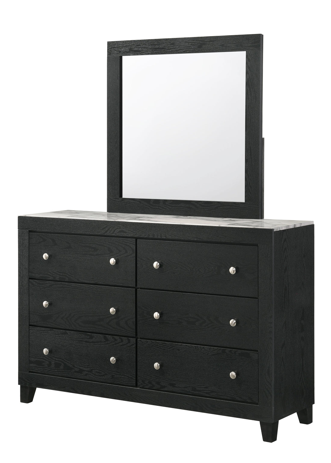Cadence Black Bedroom Mirror (Mirror Only) - B4510-11 - Bien Home Furniture &amp; Electronics