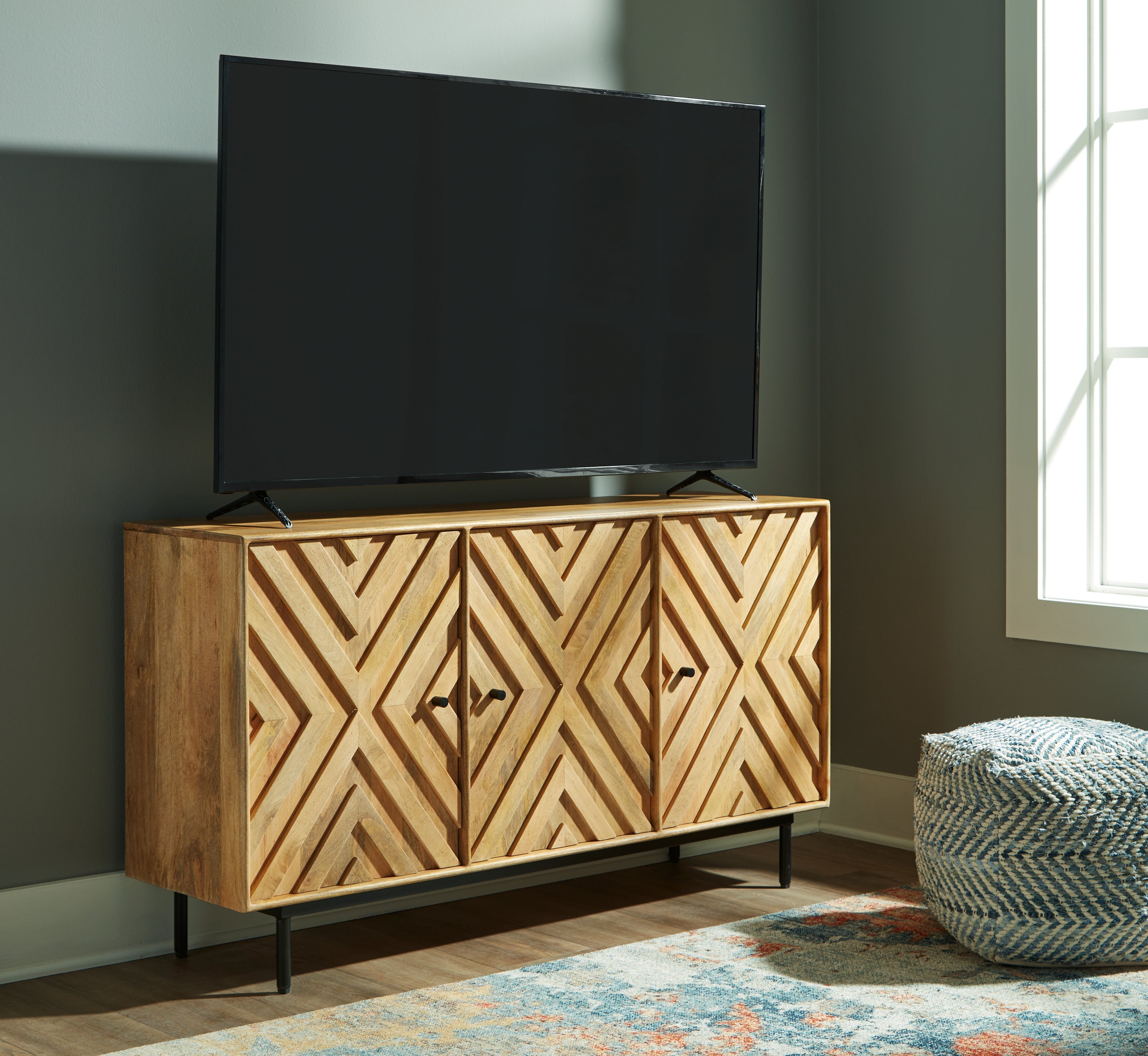 Cadewick Natural Accent Cabinet - A4000570 - Bien Home Furniture & Electronics