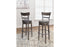 Caitbrook Gray Bar Height Barstool - D388-230 - Bien Home Furniture & Electronics