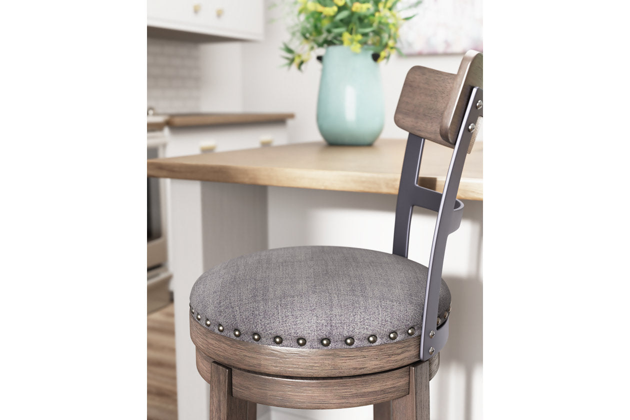 Caitbrook Gray Bar Height Barstool - D388-230 - Bien Home Furniture & Electronics