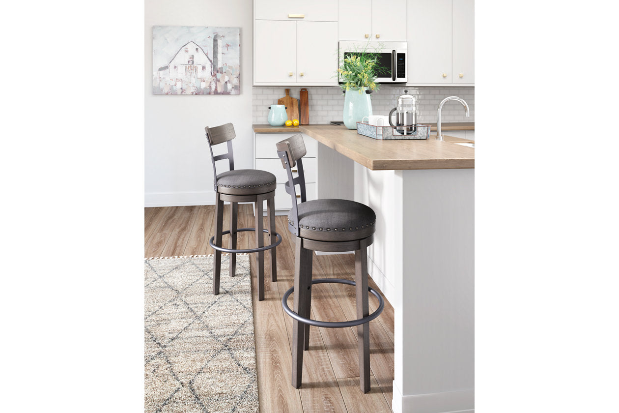 Caitbrook Gray Bar Height Barstool - D388-230 - Bien Home Furniture & Electronics