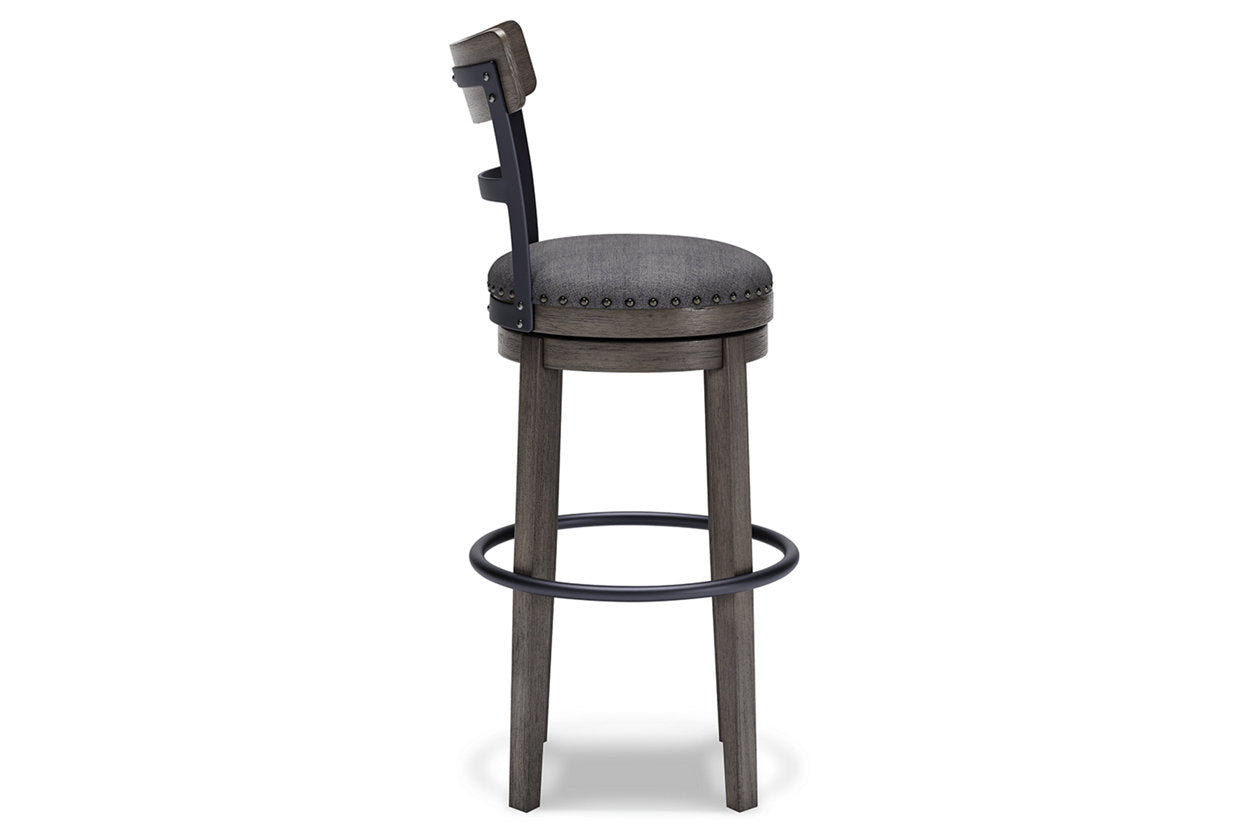 Caitbrook Gray Bar Height Barstool - D388-230 - Bien Home Furniture & Electronics