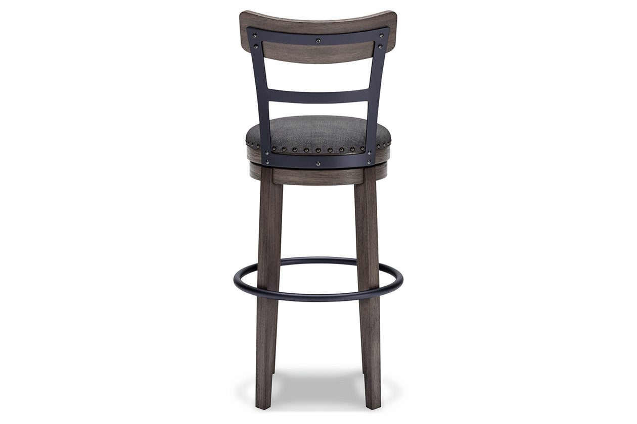 Caitbrook Gray Bar Height Barstool - D388-230 - Bien Home Furniture & Electronics