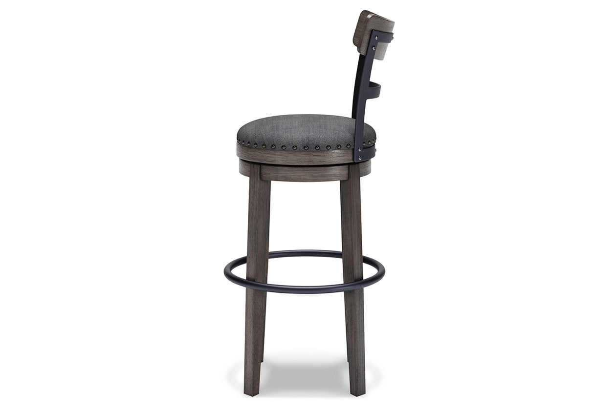 Caitbrook Gray Bar Height Barstool - D388-230 - Bien Home Furniture & Electronics