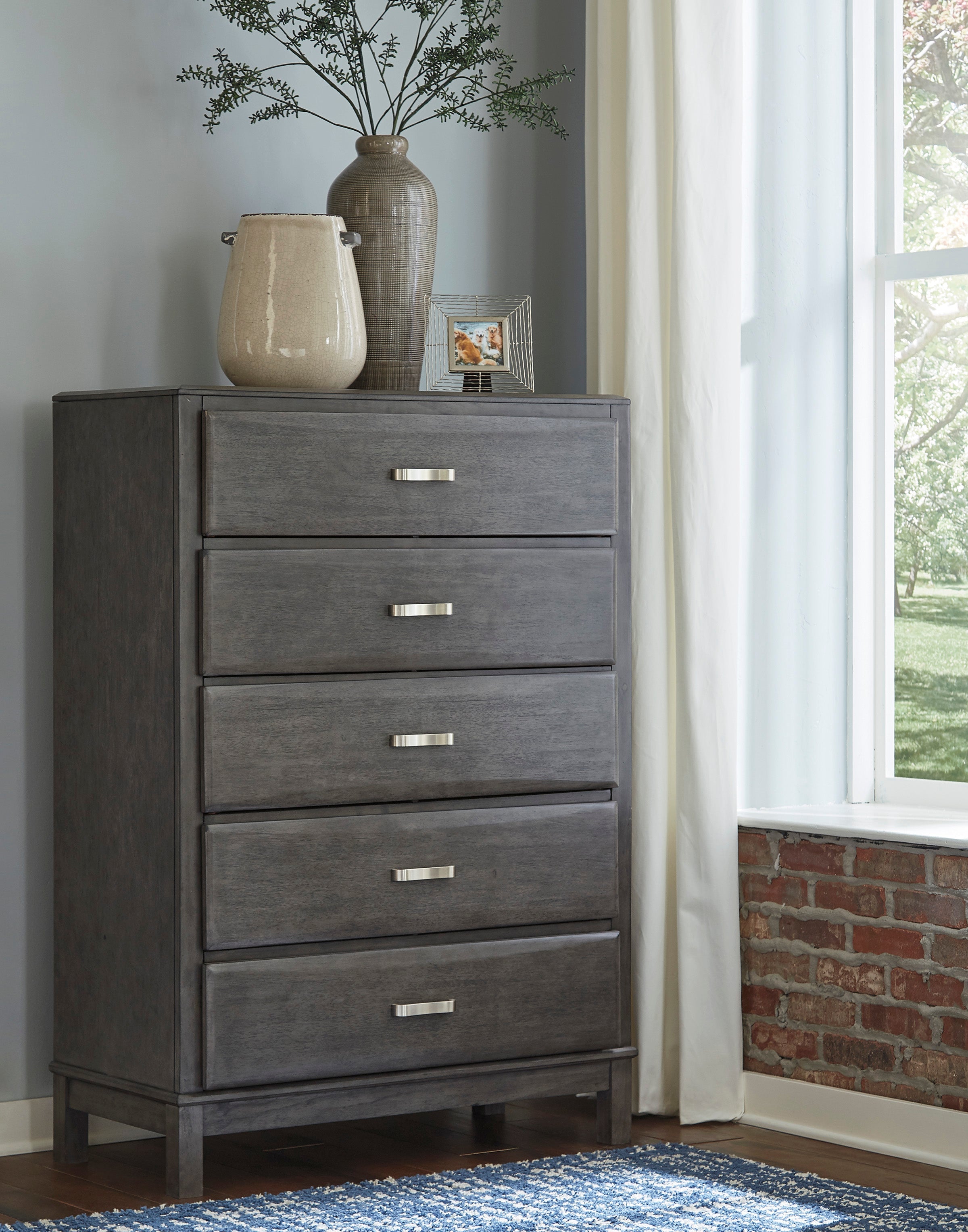 Caitbrook Gray Bookcase Storage Platform Youth Bedroom Set - SET | B476-74 | B476-77 | B476-88 | B476-31 | B476-36 | B476-92 - Bien Home Furniture & Electronics