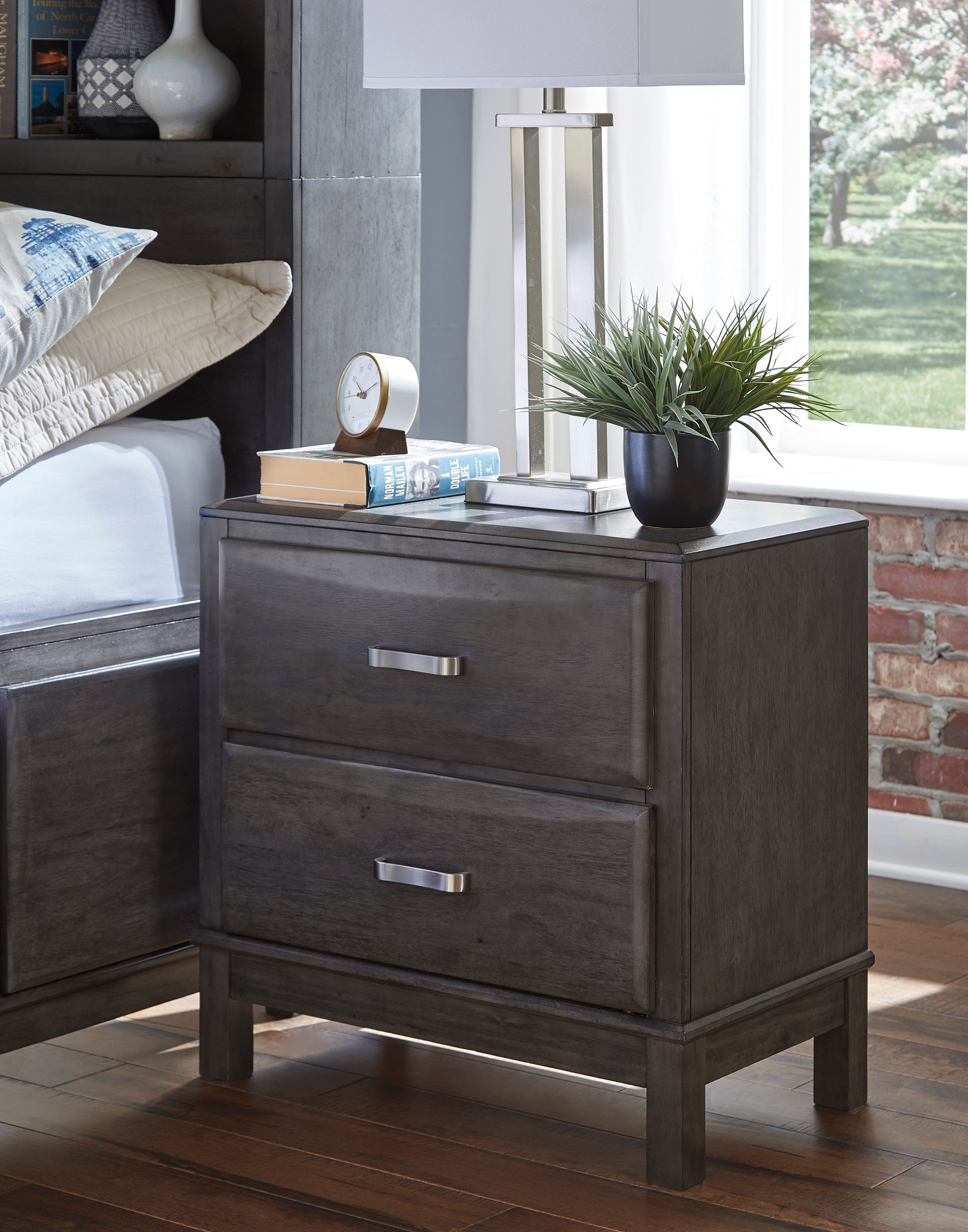 Caitbrook Gray Bookcase Storage Platform Youth Bedroom Set - SET | B476-74 | B476-77 | B476-88 | B476-31 | B476-36 | B476-92 - Bien Home Furniture & Electronics