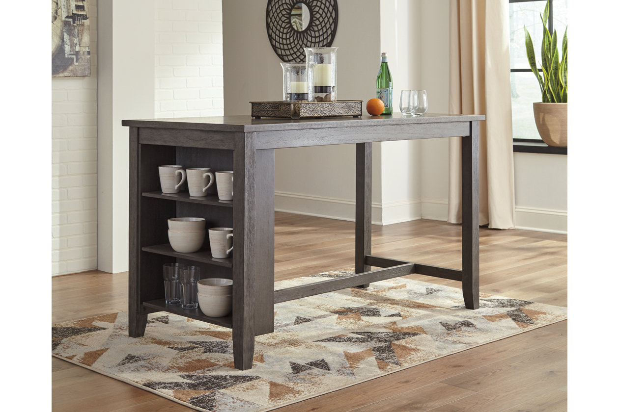 Caitbrook Gray Counter Height Dining Table - D388-13 - Bien Home Furniture & Electronics