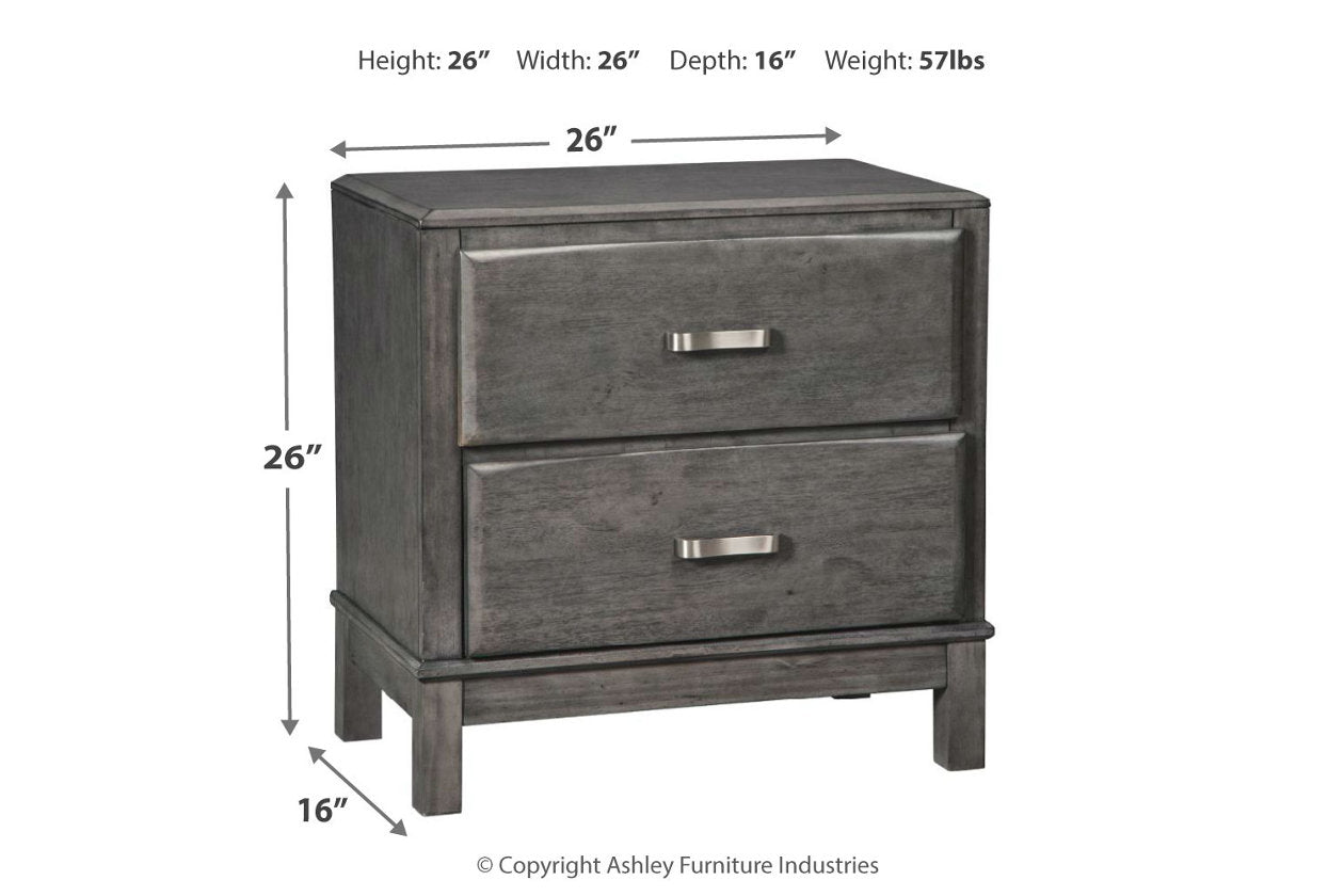 Caitbrook Gray Nightstand - B476-92 - Bien Home Furniture &amp; Electronics