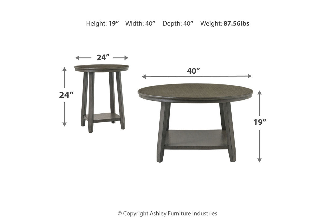 Caitbrook Gray Table, Set of 3 - T188-13 - Bien Home Furniture & Electronics