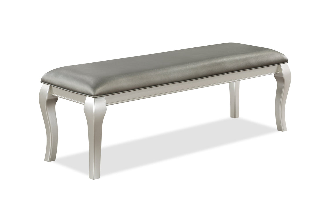 Caldwell Silver Champagne Bench - 2264-BENCH - Bien Home Furniture &amp; Electronics
