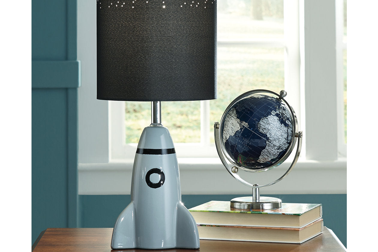 Cale Gray/Black Table Lamp - L857674 - Bien Home Furniture &amp; Electronics
