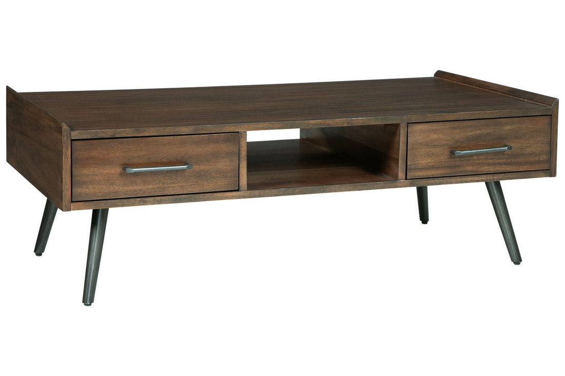 Calmoni Brown Coffee Table - T916-1 - Bien Home Furniture &amp; Electronics