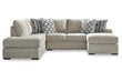 Calnita Sisal 2-Piece LAF Chaise Sectional - SET | 2050203 | 2050216 - Bien Home Furniture & Electronics