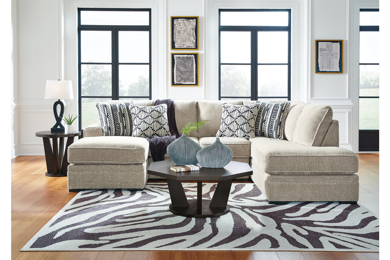 Calnita Sisal 2-Piece RAF Chaise Sectional - SET | 2050202 | 2050217 - Bien Home Furniture & Electronics