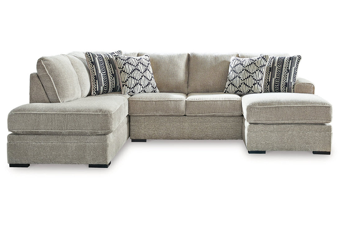 Calnita Sisal 2-Piece Sectional with Chaise - 20502S2 - Bien Home Furniture & Electronics