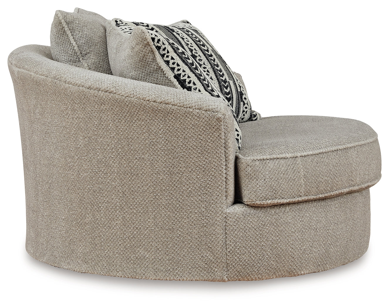 Calnita Sisal Oversized Swivel Accent Chair - 2050221 - Bien Home Furniture & Electronics