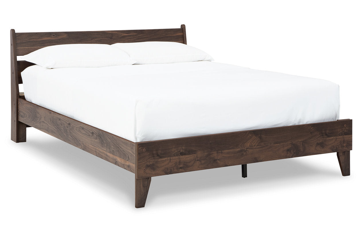 Calverson Mocha Full Panel Platform Bed - SET | EB3660-112 | EB3660-156 - Bien Home Furniture & Electronics